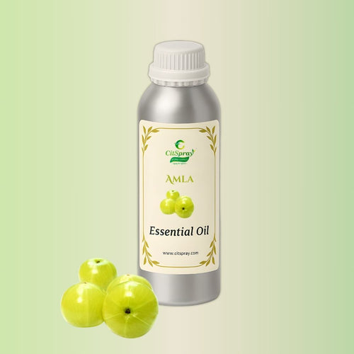 Amla Essential Oil by CitSpray in an aluminum bottle.