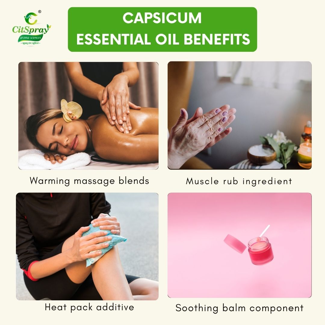 Capsicum Essential Oil – Warming Sensation