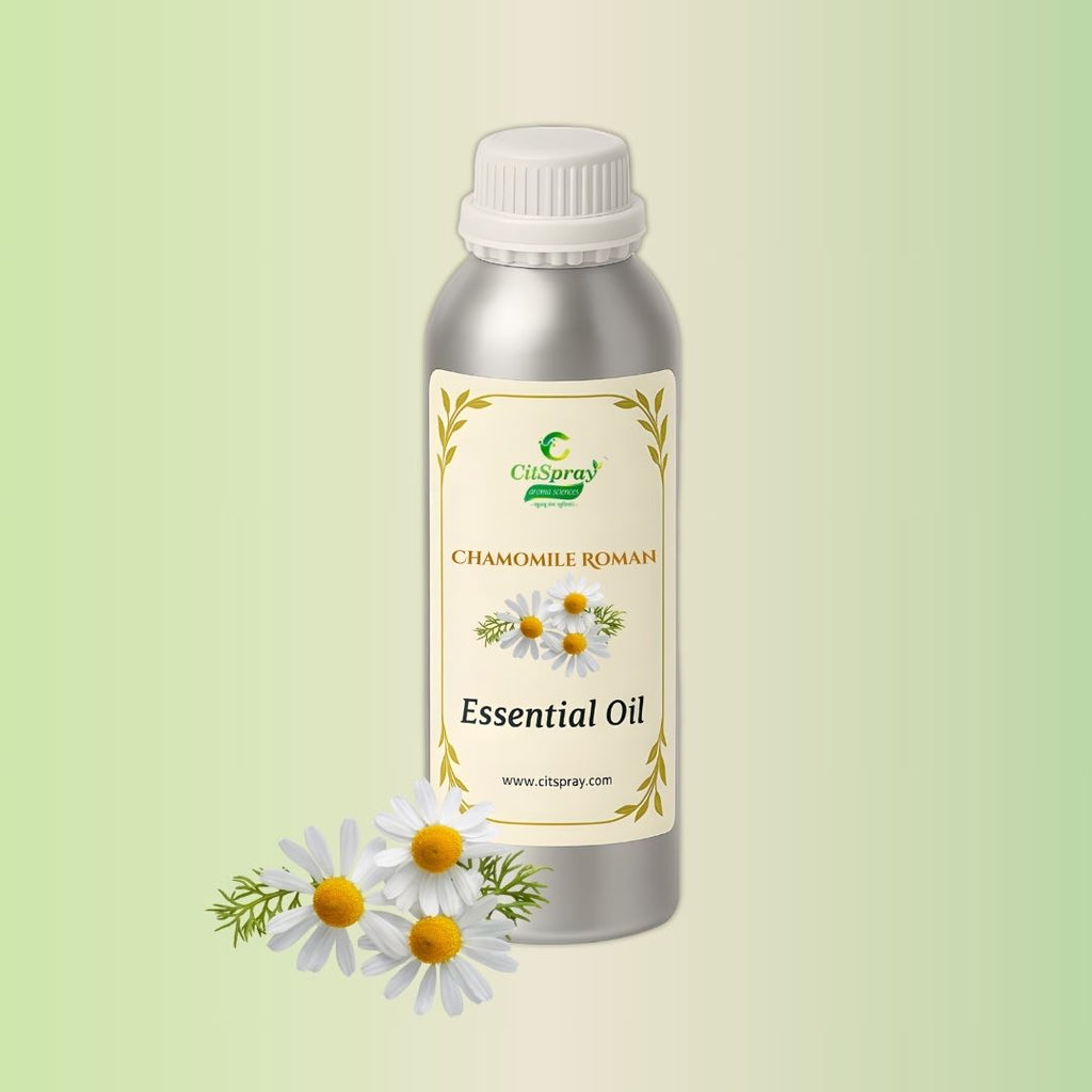 Chamomile Roman Essential Oil by CitSpray. Aluminium bottle. Soothing aromatherapy.
