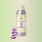 Clary Sage Essential Oil in aluminum bottle. CitSpray Clary Sage (Salvia sclarea) oil.