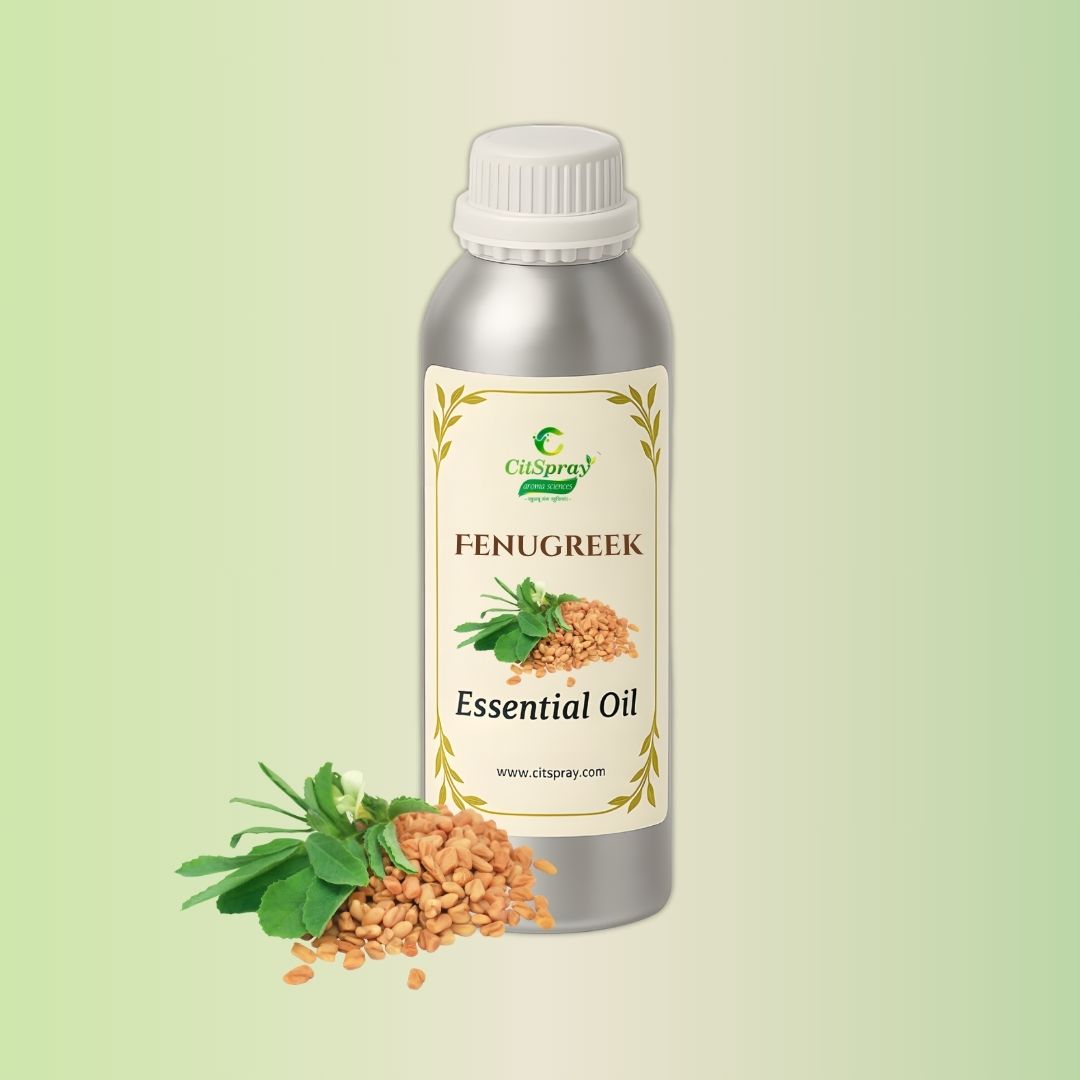 Fenugreek Essential Oil by CitSpray in aluminium bottle.