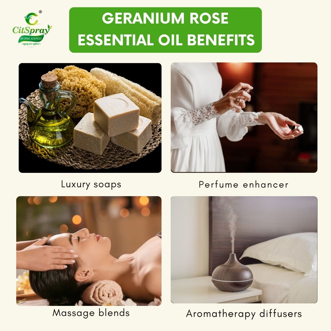 Geranium Rose Essential Oil – Floral Aroma