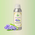 Hyacinth Essential Oil in aluminium bottle. "Hyacinth Essential Oil" label by CitSpray. Floral scent.