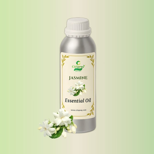 Jasmine Essential Oil by CitSpray in aluminium bottle. Floral scent, natural aromatherapy.