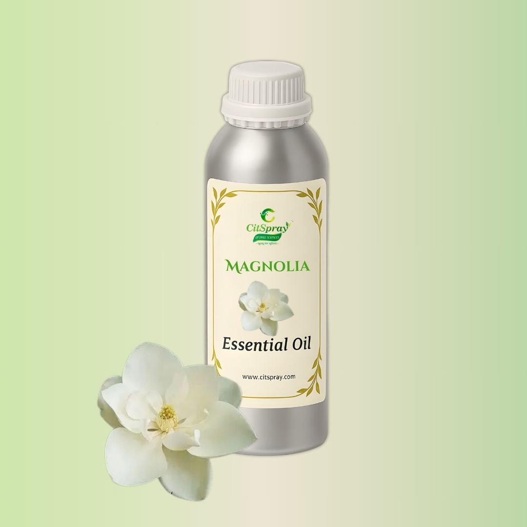 Magnolia Essential Oil by CitSpray. Aluminum bottle. Natural Magnolia flower essence.