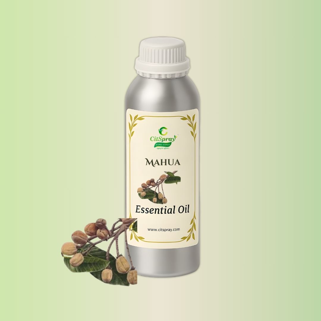 Mahua Essential Oil by CitSpray in an aluminium bottle.