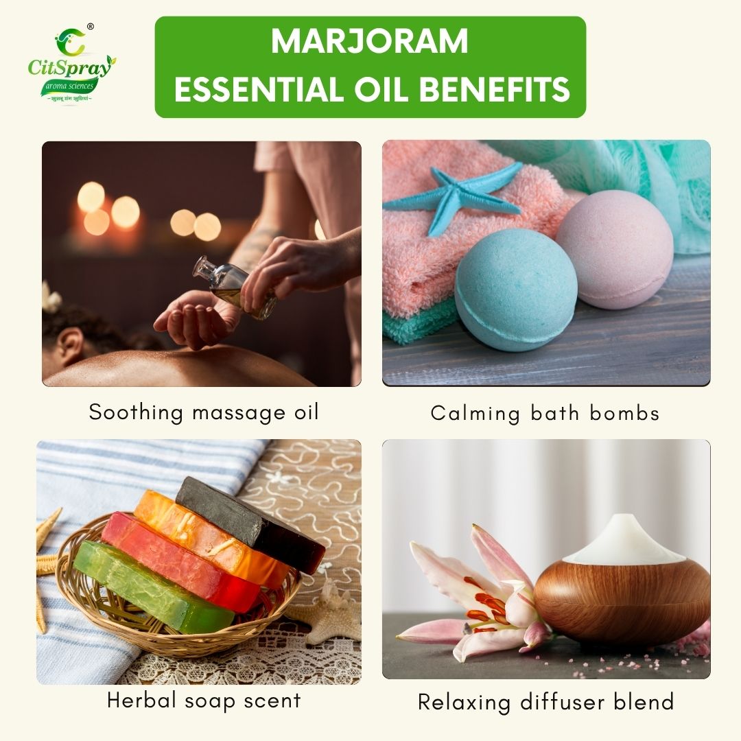 Marjoram Essential Oil – Muscle Relief