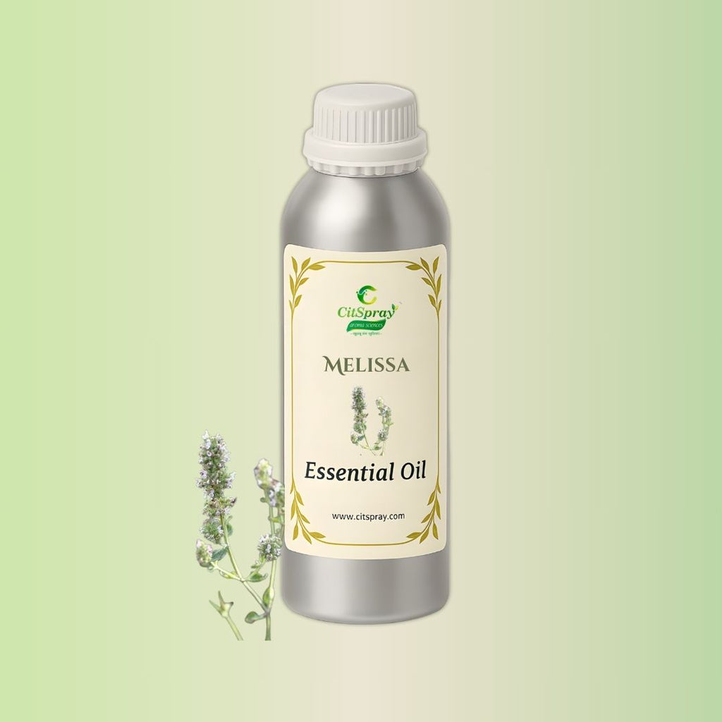 Melissa Essential Oil in aluminum bottle. CitSpray brand.