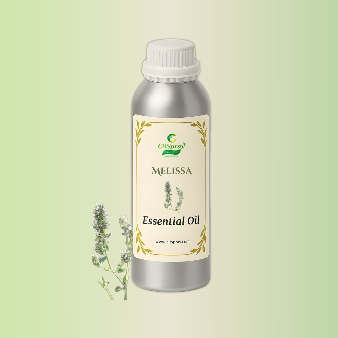 Melissa Essential Oil in aluminum bottle. CitSpray brand.