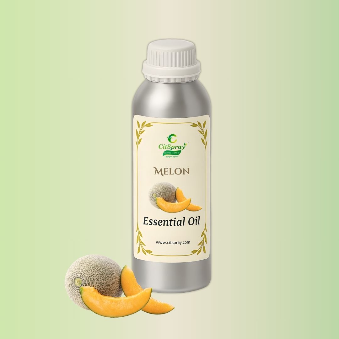 Melon Essential Oil by CitSpray in aluminium bottle. Botanical aromatherapy.