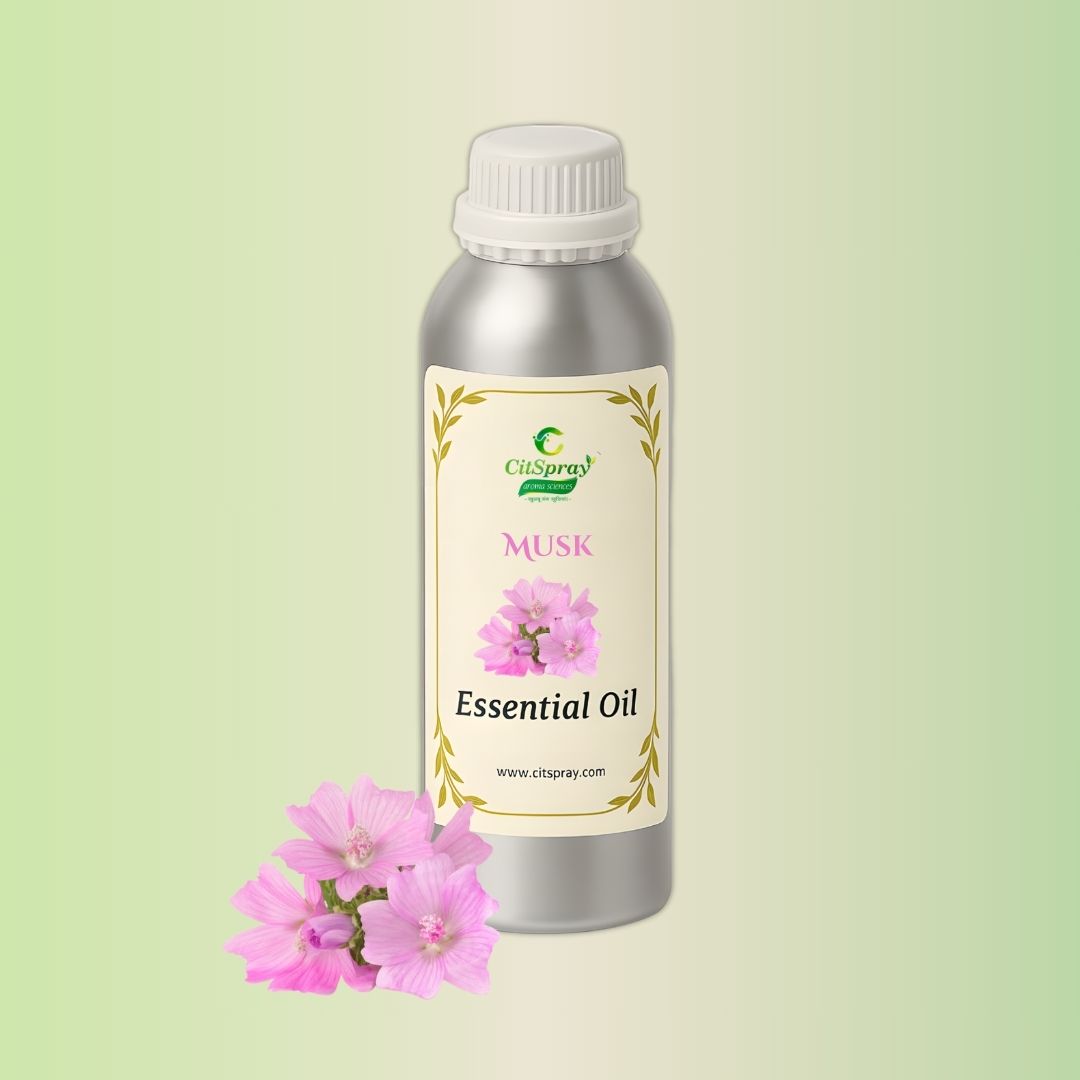 Musk Essential Oil by CitSpray in aluminum bottle.
