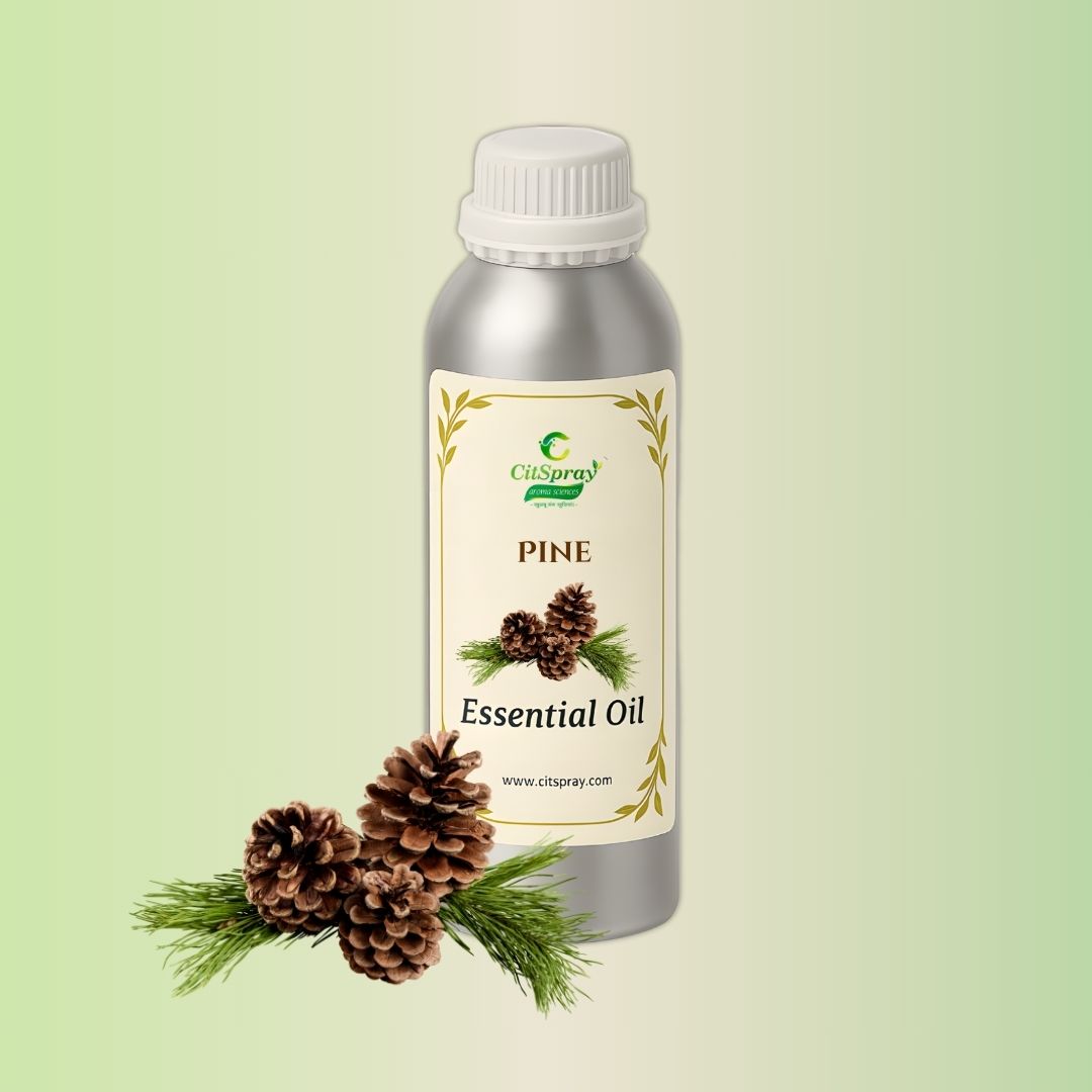 Pine Essential Oil by CitSpray in aluminum bottle.