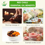 Red chilli Essential Oil – Invigorating