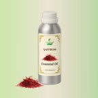 Saffron Essential Oil in aluminium bottle. CitSpray label. Supports natural wellness.