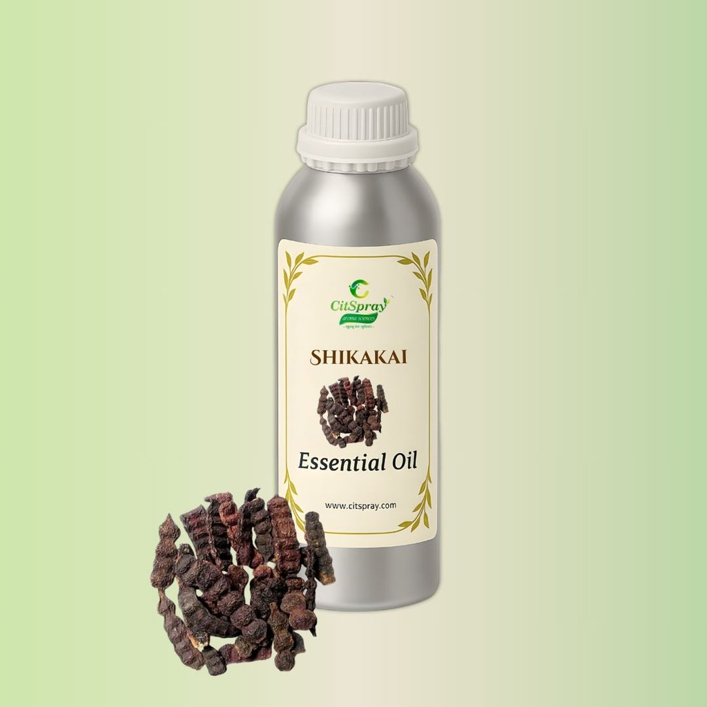 CitSpray Shikakai Essential Oil in aluminium bottle.