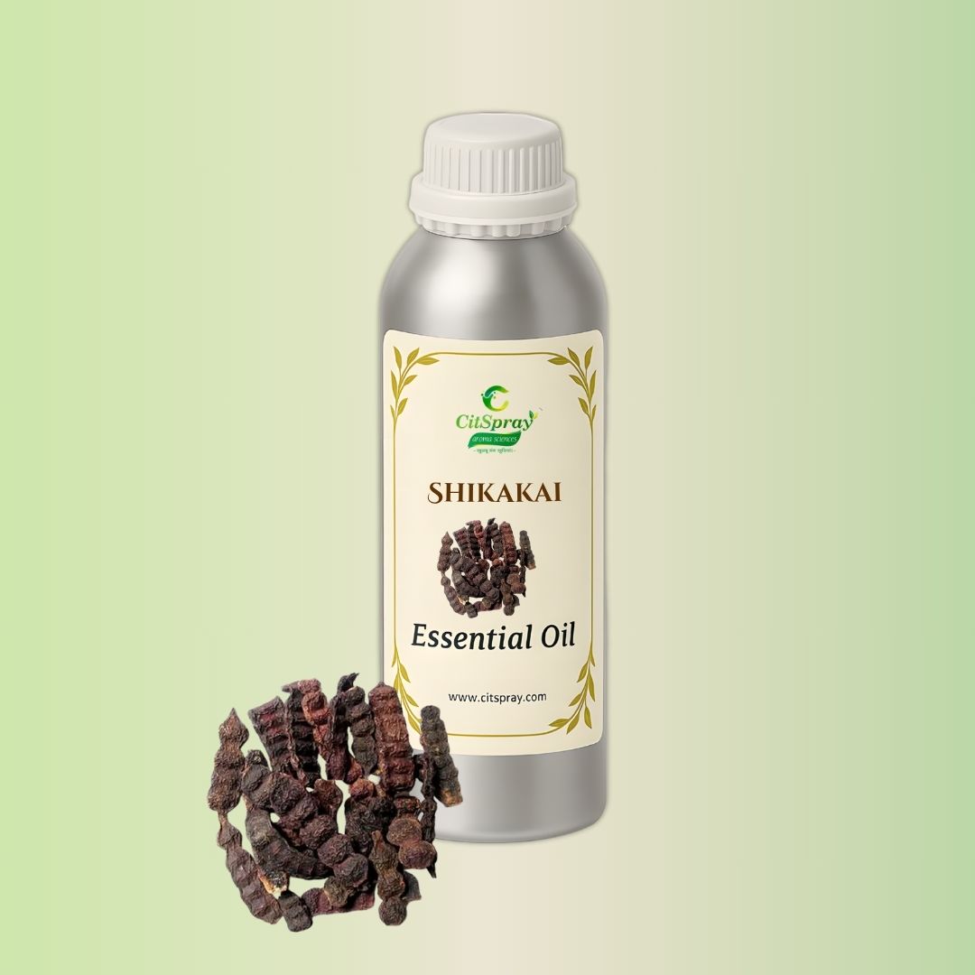 CitSpray Shikakai Essential Oil in aluminium bottle.