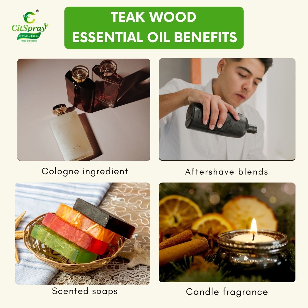 Teak wood Essential Oil – Grounding