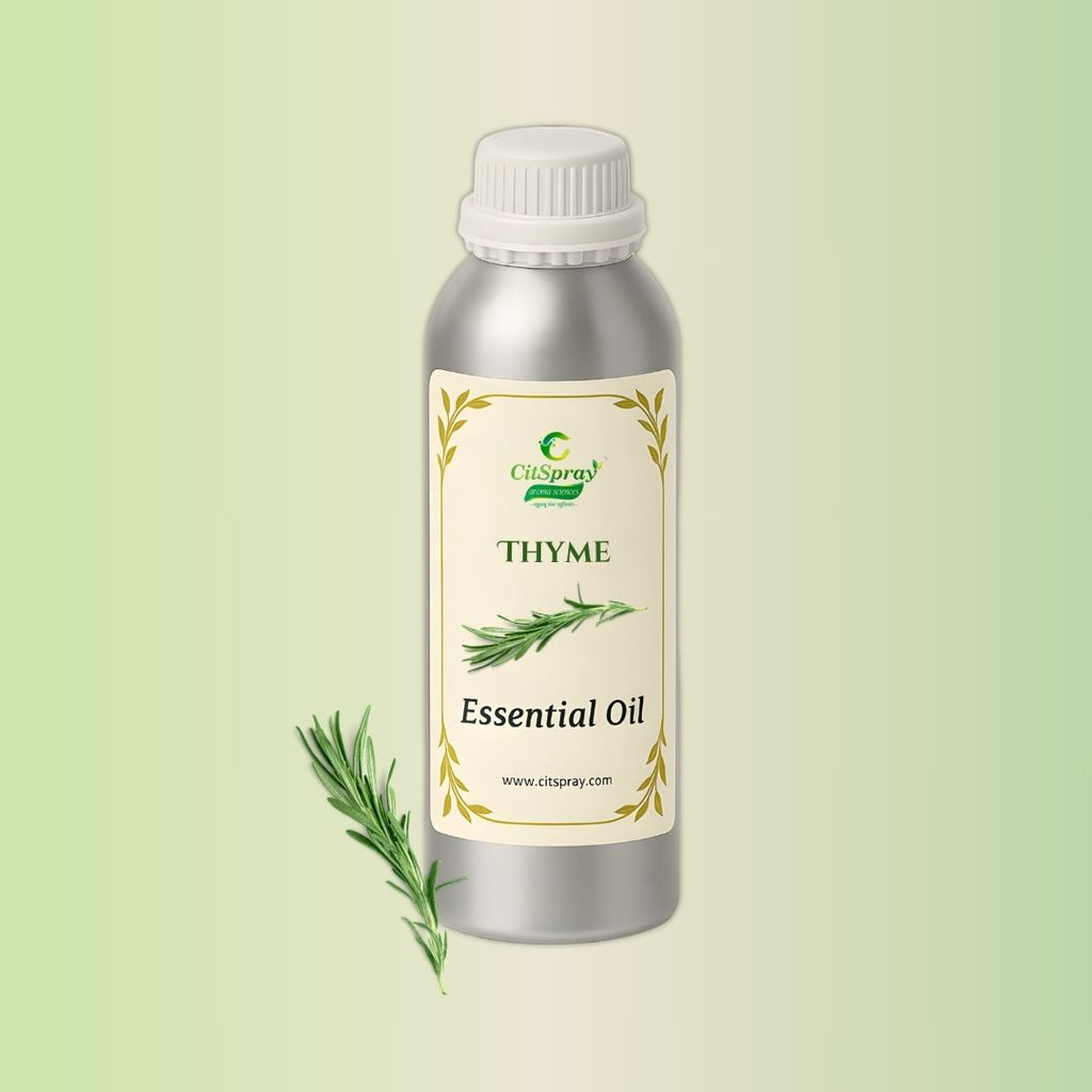 Thyme Essential Oil by CitSpray. Aluminium bottle.