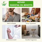 Vetiver Essential Oil – Grounding Aroma